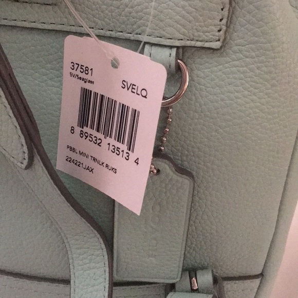 Coach Mini Turnlock Rucksack - Picture 6 of 11